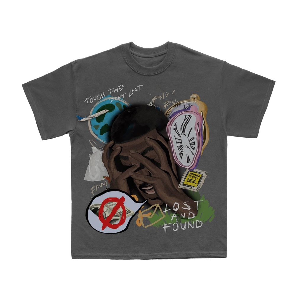 Lost and Found Graphic Tee - Multicolor Design